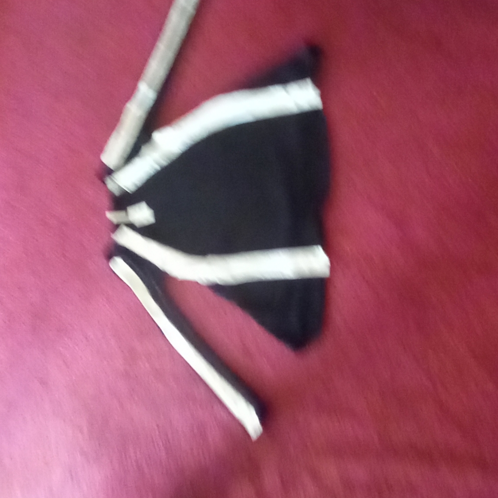 Black and white designer Top